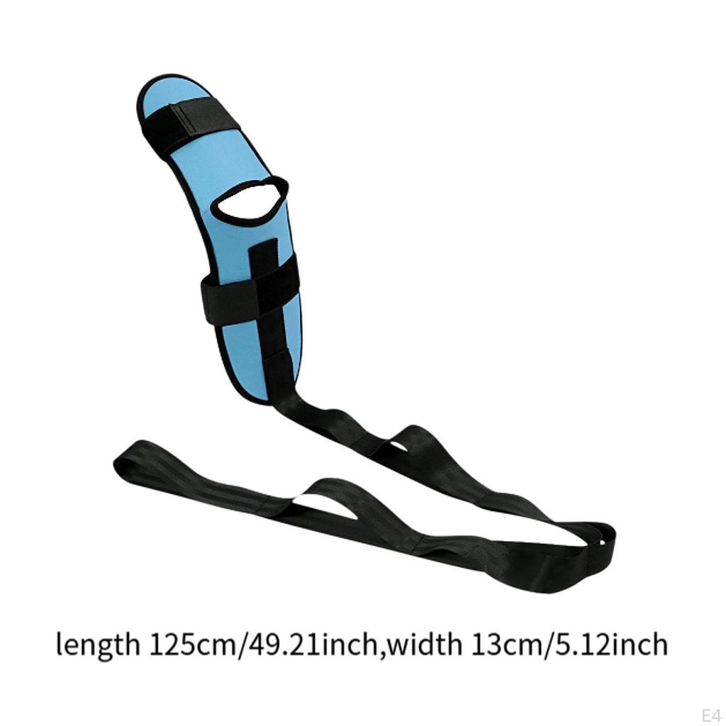Stretch Strap with Loops Exercise Stretcher for Foot and Calf Non Elastic Yoga Ballet Dance