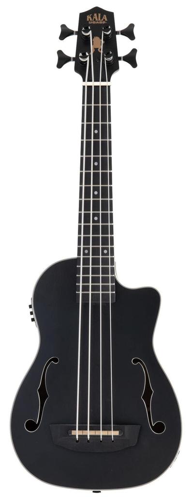 KALA UBass Ukulele Bass Journeyman Mahogany Body Round Wound String Specifications Black Successor UBASS-JYMNBKFS-20_06 [UBASS-JYMN-BK-FS Model] (Case