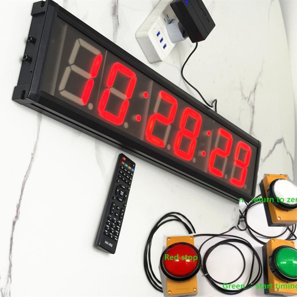 71x16cm Led Electronic Clock Timer, Rock Climbing Gym Competition Time Stopwatch Wall Clock, School Gymnasium Training Timer