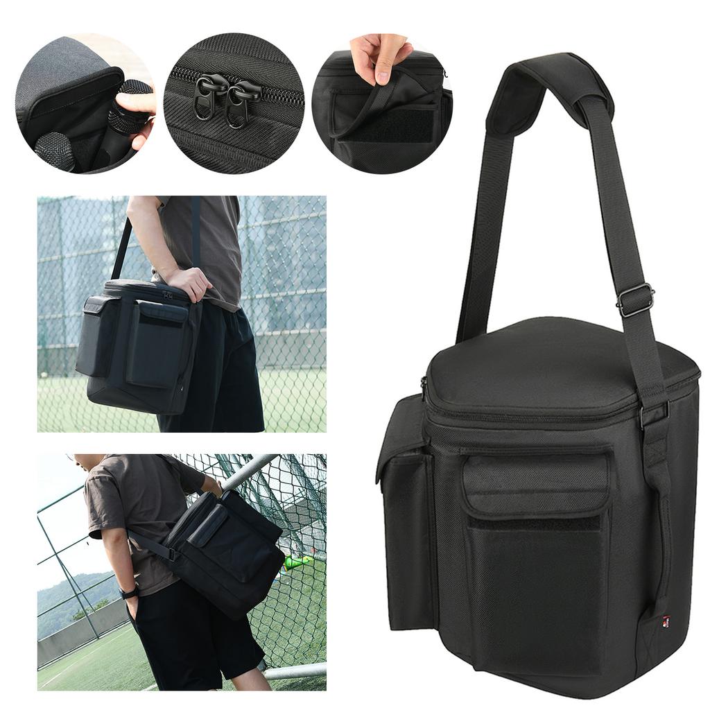 Travel Carrying Case Anti-Drop Shoulder Bag with Handle&Shoulder Strap&Accessory Pocket Organizer Bag for Bose S1 Pro+/S1 Pro