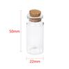 High Temperature Resistance Containers Glass Craft Mini Cork Stopper Glass Bottle Mini Messages Jar