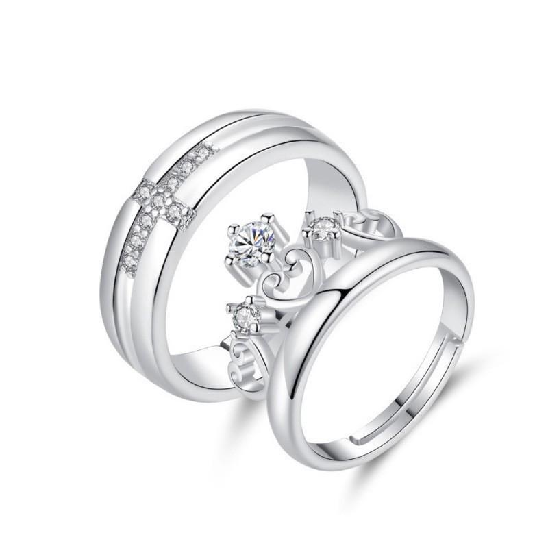 European-American Zircon Open Ring: Elegant, High-End Fashion Jewelry for Women