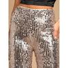 Export Single Lu Home Atmosphere High Cold Goddess Stage Banquet Party Sequin Shining High Waist Sexy Pants Loose Pants