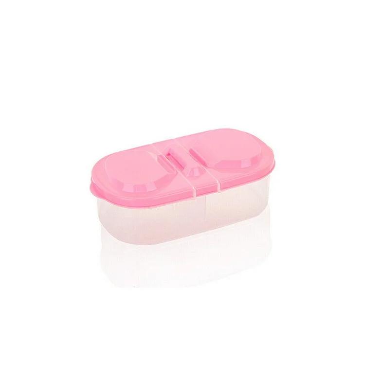 1PC New Healthy Plastic Food Container Portable Lunch Box Transparent Plastic Fresh Fridge Storage Box Kids Dinner Bento Boxs