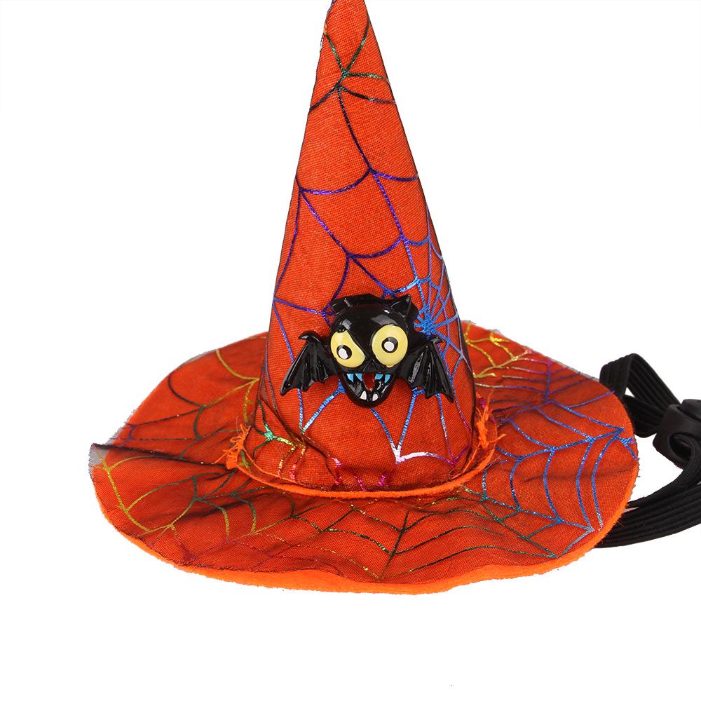 

New Pet Supplies, Cat Halloween, Christmas Hat, Spider Pumpkin Headgear, Dog Funny Headgear One size fits all