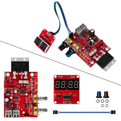 Spots Welder Control Board 40A/100A Spots Welding Machine Control Board Spots Welder Adjustable Time Current Controller