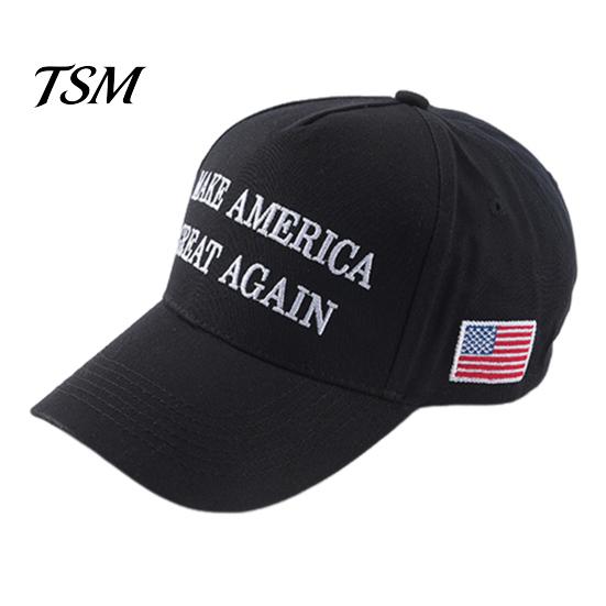Cotton Polyester Hat Baseball Letter Embroidery Long Brim Hollow Mesh 2024 President Inspirational Cap Election Campaign American Flag Pattern Rallies