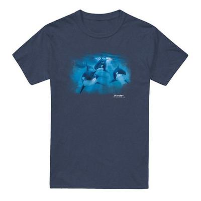 Wildlife Unisex Adult Pod Of Orcas Heather T-Shirt