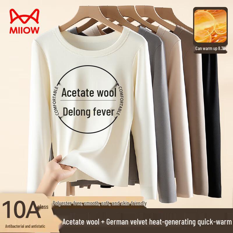 Mao Ren Women's Wool Blend Long Sleeve Knit Top