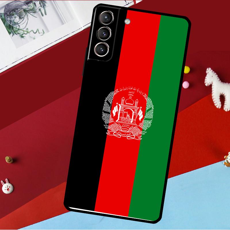Afghan Afghanistan Flag Banner Funda For Samsung Galaxy S26 S25 S24 S21 S22 S20 Ultra S9 S10 Plus S23 FE S25 FE Phone Case