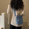 Taška přes rameno Džínová crossbody taška Dámská lehká taška na mobilní telefon