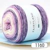 Cake Wool Segment Dyeing Gradual Change Baby Children'S Wool Cotton Thread Rainbow Thread Handwoven Shawl Scarf Sweater Special