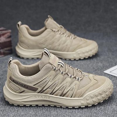 Shoes for Men 2025 New Fashion Casual Shoes Breathable and Comfortable Sports Outdoor Hiking Wearresistant Men's Walking Shoes