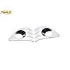 Chrome Front Bumper Fog Light Lamp Cover Trim For Toyota Corolla Cross -