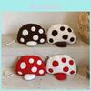 Childrens Mushroom Shape Plush Mini Crossbody Bag With Sewn Details For Kindergarten Kids