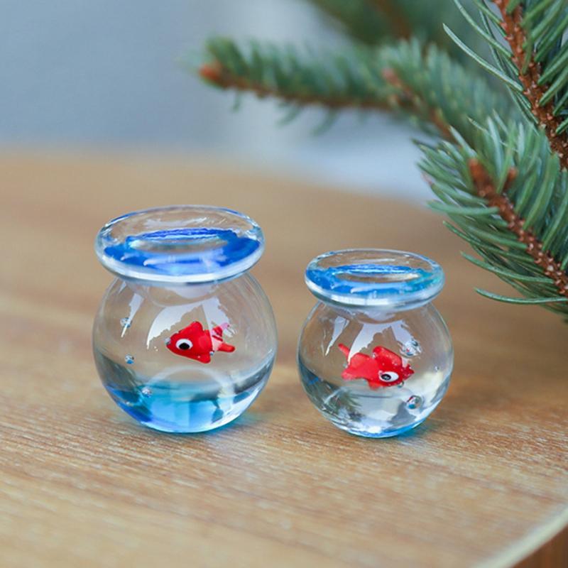 Handcrafted Glass Pocket Fish Figurine Mini Pocket Fish Ornaments Vibrant Glass Fish Desktop Decoration Home Office Decor