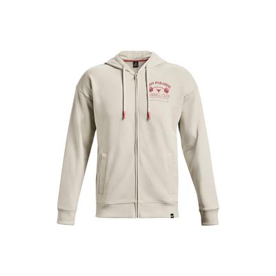 Logo Print Casual Sports Hooded Jacket Men Jackets Beige 1376051-110