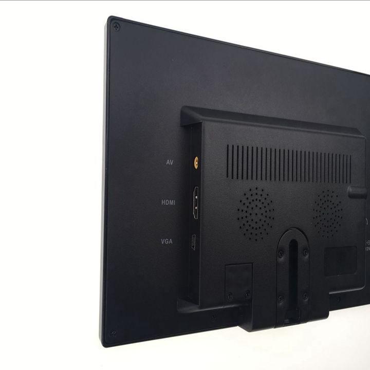 9-Inch HD Car Monitor with Speakers, AV, HDMI, and VGA Inputs