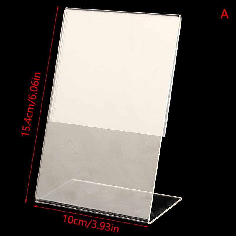 Transparent Acrylic Picture Frame Double Sided Photo Frame Idol Photocard Holder Desktop Ornament Photo