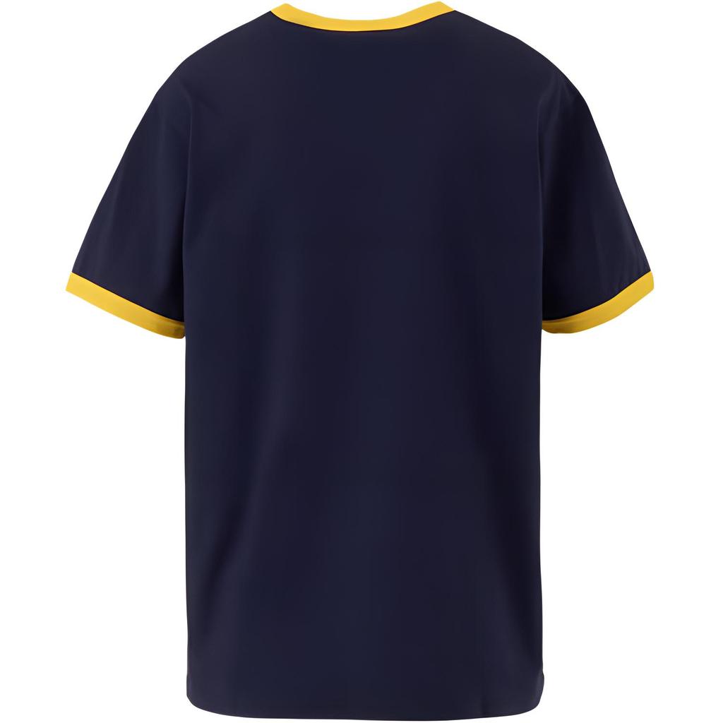 Onitsuka Tiger Graphic Tee Series Cartoon Letter Versatile Comfortable Sports Crew Neck Short Sleeve T-Shirt Unisex Tops Navy-Blue 2183B374-400