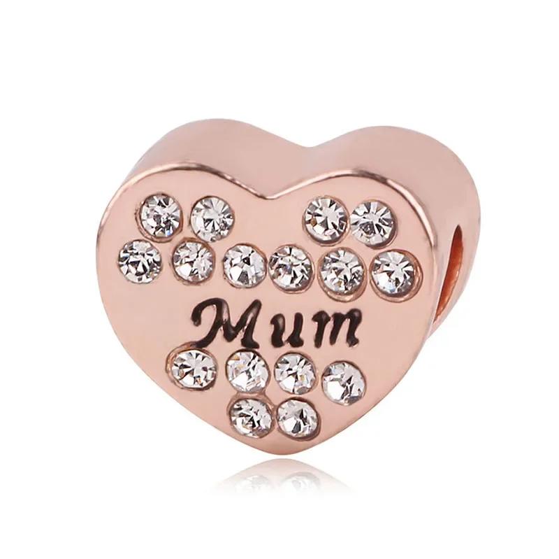 Perles New Love Dad Nan Mom Sister Best Friends pour bracelets à breloques et bracelets DIY pour femmes Fabrication de bijoux Dropshipping
