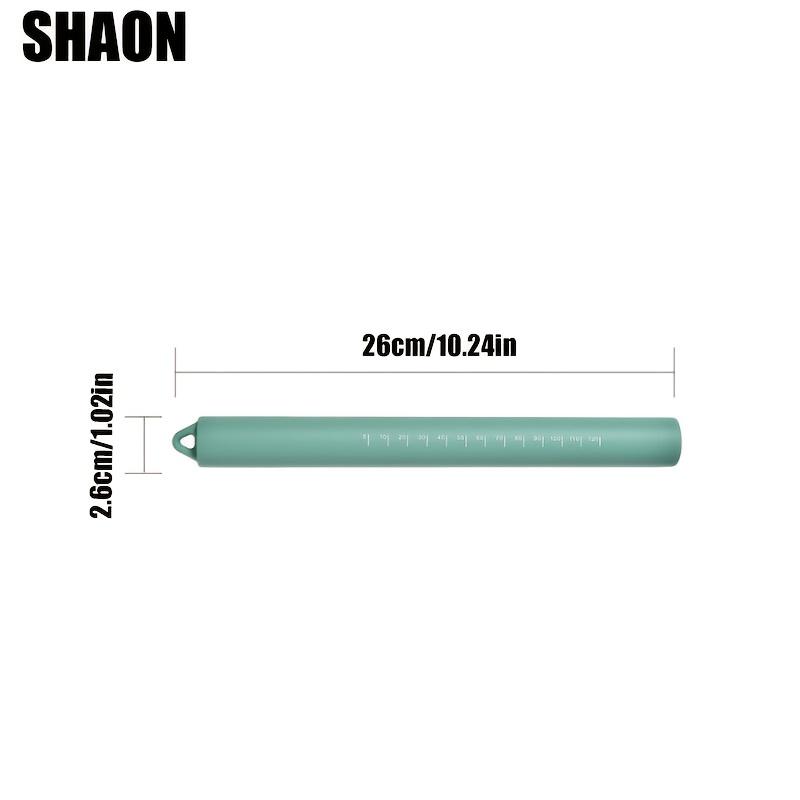 Silicone Rolling Pin Rolling Pin with Scale Flour Stick Kitchen Baking Tools Durable Baking And Dough Roller with Measurement Marks