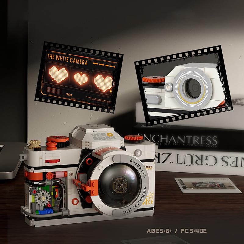 Retro Camera Building Kits Micro Building Blocks Set Model Birthday Gifts for Adult Kids Child Collectible Toys Idea Bricks Sets