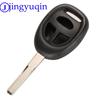 Jingyuqin For SAAB 9-3 9-5 Replacement 3 Buttons Remote Car Key Blank Housing 3 Models With Uncut Blade