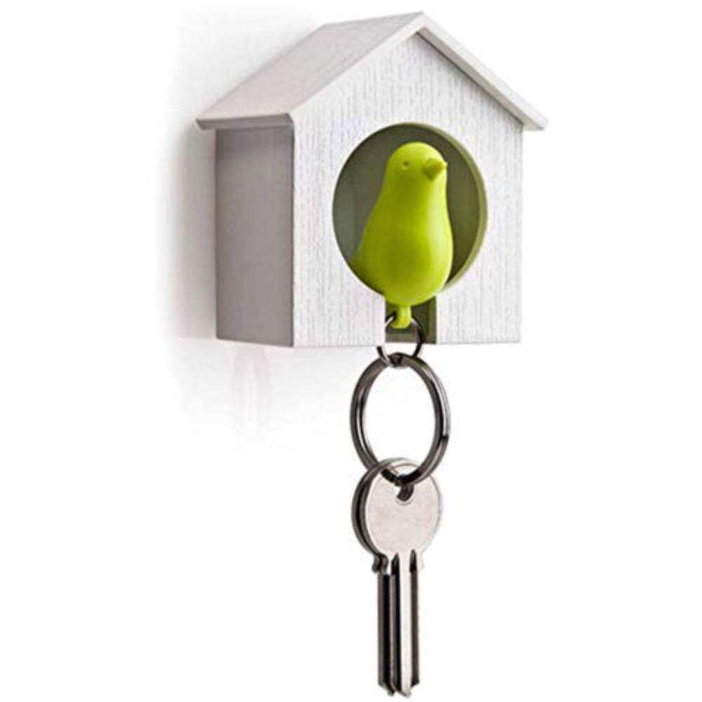 Bird House Shape Bird Key Holder Mini Anti-lost Key Holder Creative Keys Rails  Home