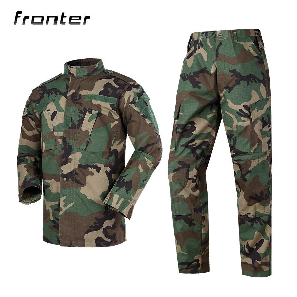 Fordan ACU second generation foreign camouflage kit + outdoor scratch resistant training clothing for camouflage enthusiasts