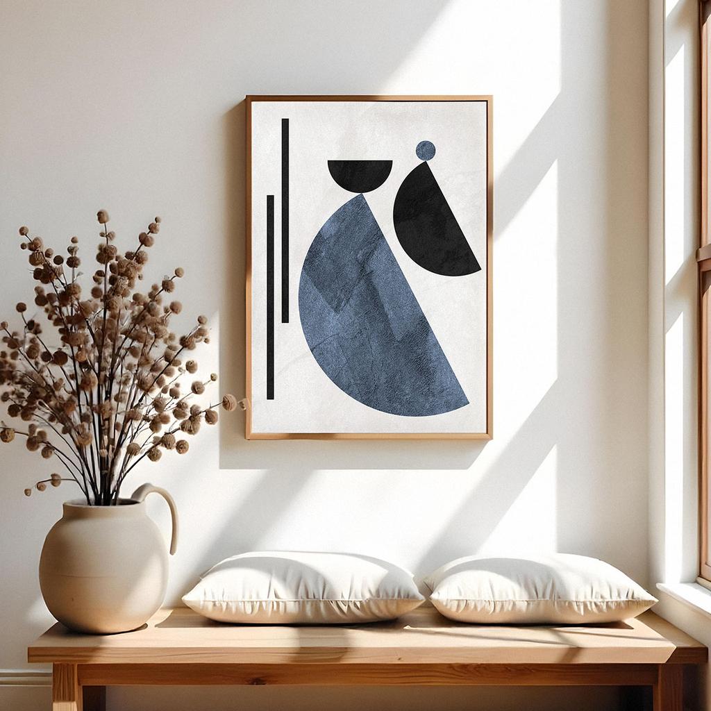 Plakat geometria abstrakcja