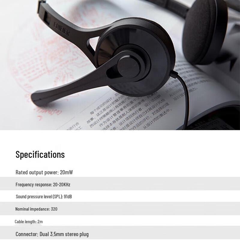 EDIFIER K550 On-Ear Headset with Microphone