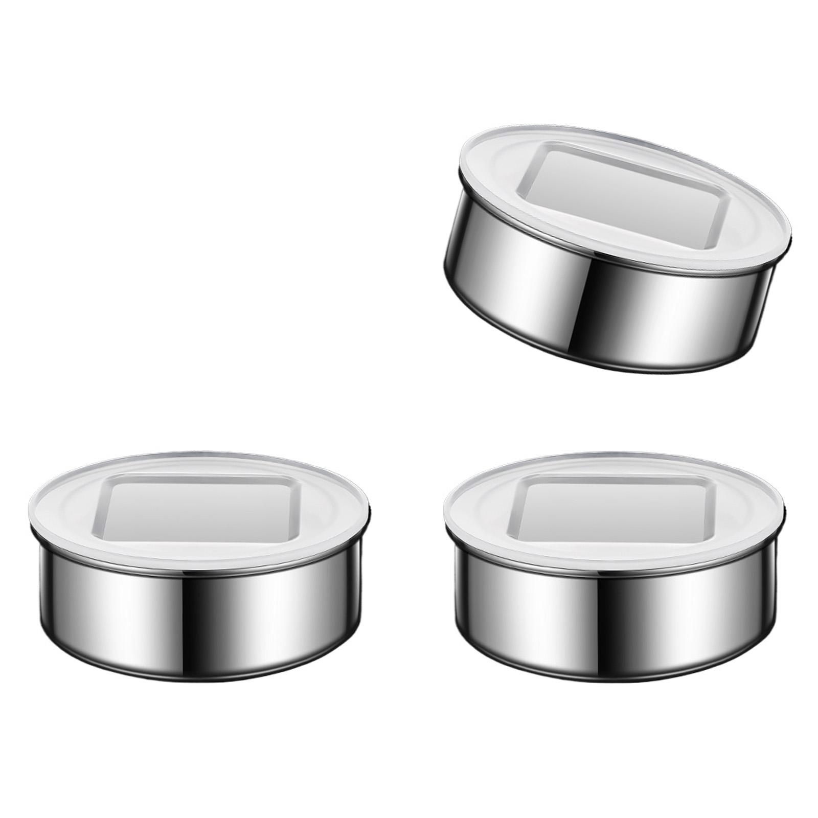 

3/4 упаковки магнитных банок для специй из нержавеющей стали. Магнитные контейнеры для специй, подходящие для различных кулинарных нужд. A