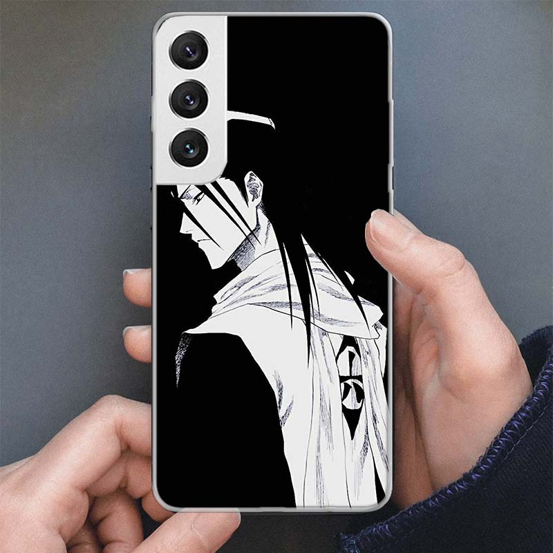 Bleach Kuchiki Byakuya Phone Case For Samsung Galaxy S25 S24 S23 S22 Ultra S21 S20 FE S10 Plus S10E + S25U Soft Cover Shell