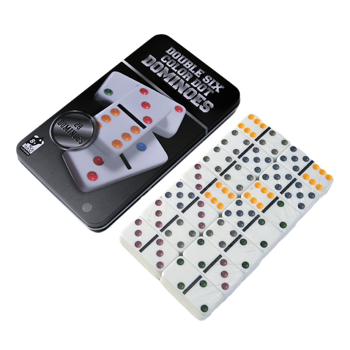 

BAAU Ivorys Domino Set, Domino Board Game, Parent-Child Interactive Chess and Cards Black Packaging NONE