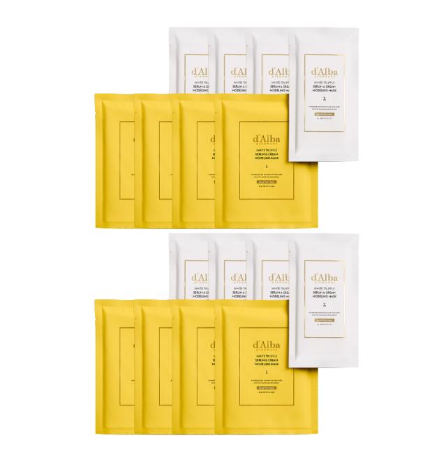 d’Alba White Truffle Serum & Cream Modeling Mask 66g (Soothing/Cooling · Nutrition/Moisture)  (7 Options)