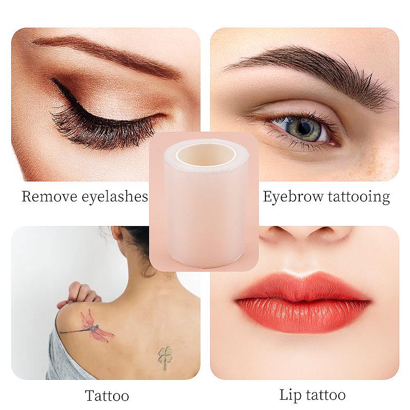 Korean Style Permanent Makeup Cover Film for Eyebrow Tattoo, Lip Blushing, & Eyelash Perm - Available in Large & Small Sizes