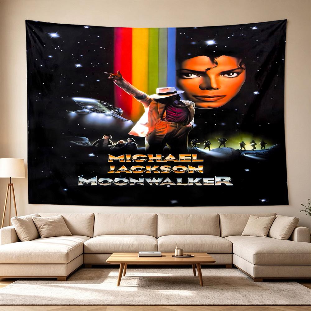 Moonwalk Dance Legend Large Wall Tapestry,Ideal for Office Backdrops, Holiday Gifts, Home Decor (Living Room, Bedroom, Dorm, Parties), and Outdoor Cel