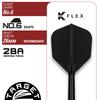TARGET JAPAN BLACK MARQUE LIGHTNING 2BA SOFT TIP DARTS Chris Lim Model Tungsten 2BA Soft Tip Dart 19g Mark Lightning 3.0 90% 90% K-Flex Set, (Black