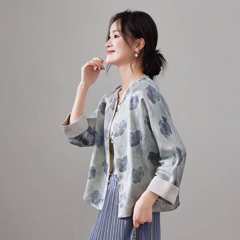 SOFSIL New Chinese Style Jacquard Jacket M