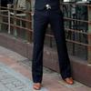 Men's Casual Wide-Leg Dress Pants - Non-Iron, Flared, Loose Fit