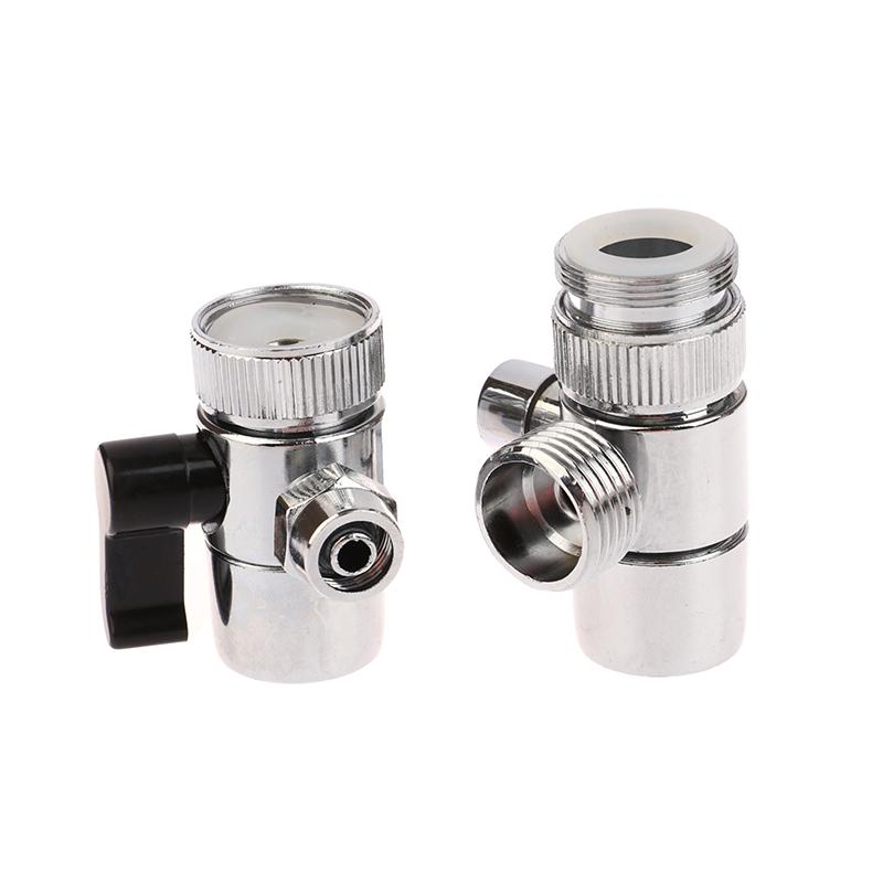 Alloy Faucet Fittings Diverter Pipe Single-Cut Valve Switching Adapter Tube Connector Water Purifier Water Filter Accessories