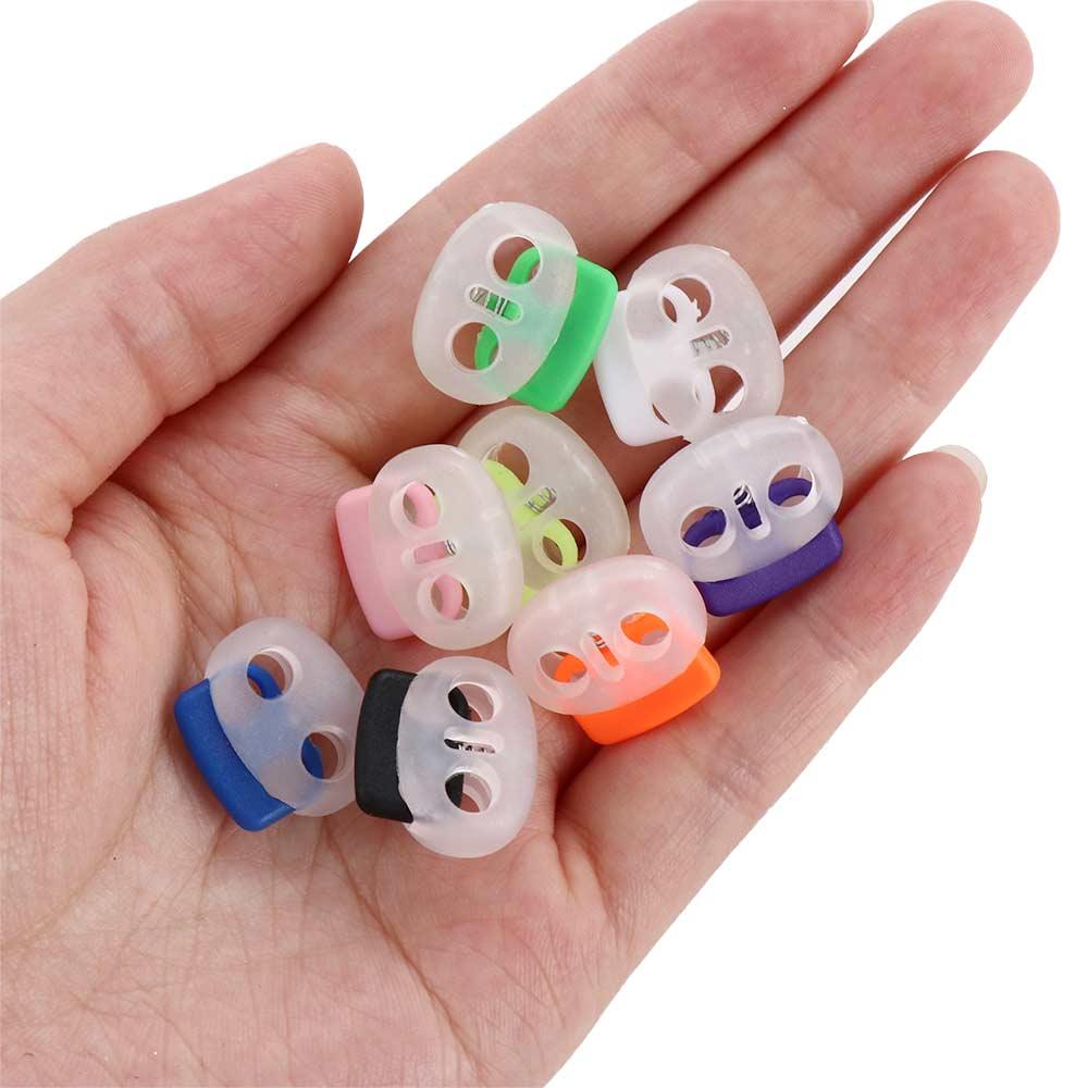 Parts Buckle Clamp Cord Lock Clip Shoelace Spring Buckle Buttons Cord Lock Stopper Toggle Clips