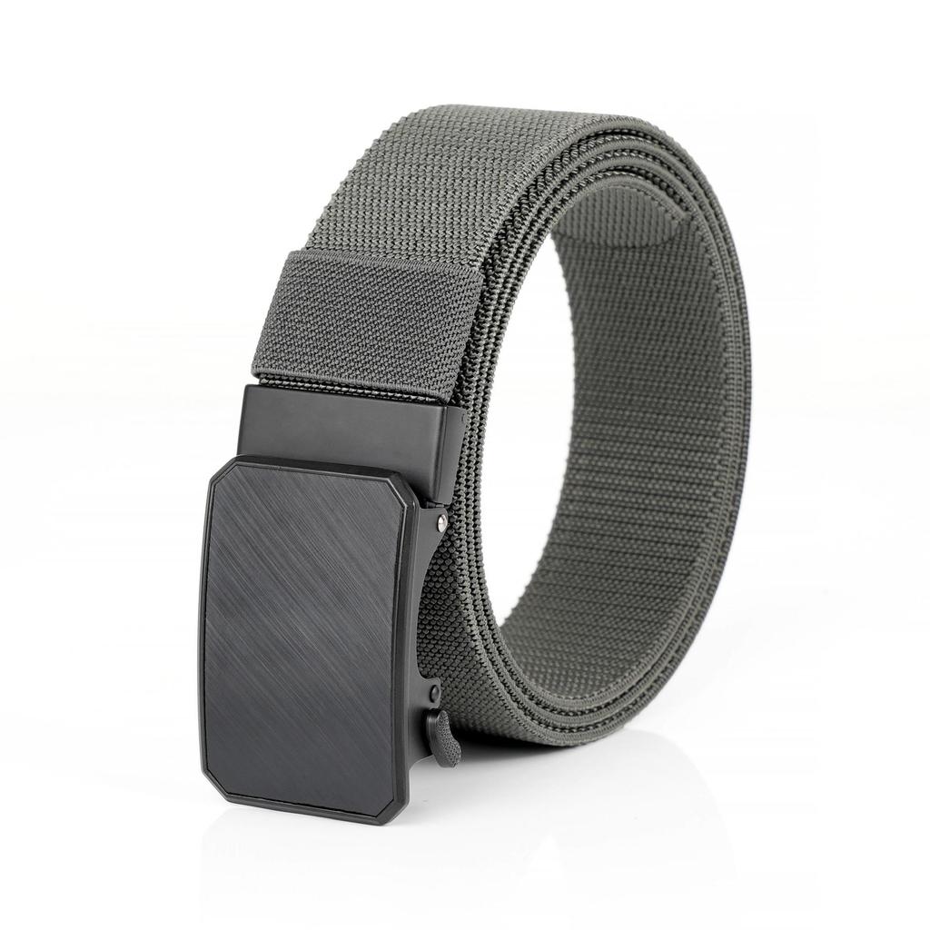 Tactical Quick Release Elastic Nylon Waist Belt for Men