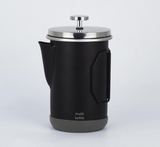 French Press kávovar 1L Camping French Press se sklopnou rukojetí Nerezový French Press