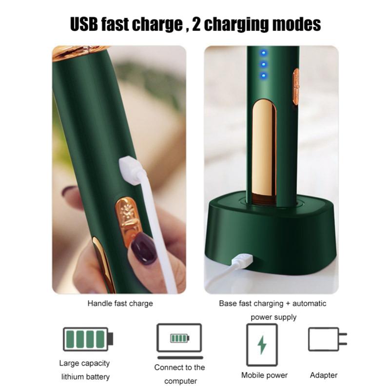 2'si 1 Arada LED Ev Tipi Elektrikli Sinek Öldürücü 1200mAh USB 3000V Sessiz Sinek Böcek Öldürücü Tuzak Anti-Böcek Raketi Haşere