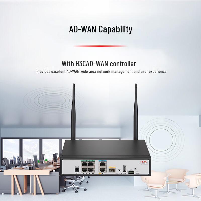 H3C MSR810-LM-SI 6-Port Enterprise 4G LTE Gigabit Router (CN version)