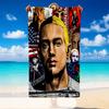 Quick Dry Beach Towel Eminem Pattern, Lightweight Absorbent Towel for Pool Beach Vacation Use