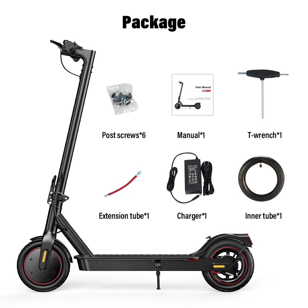 iScooter W3 8.5'' Honeycomb Tire Electric Scooter Motor 350W Battery 36V/7.5AH Max Speed 30KM/H Foldable Commuting Lightweight