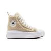 (GS) Converse Chuck Taylor All Star Move Platform Sherpa 'Beige' Kids' A06794C